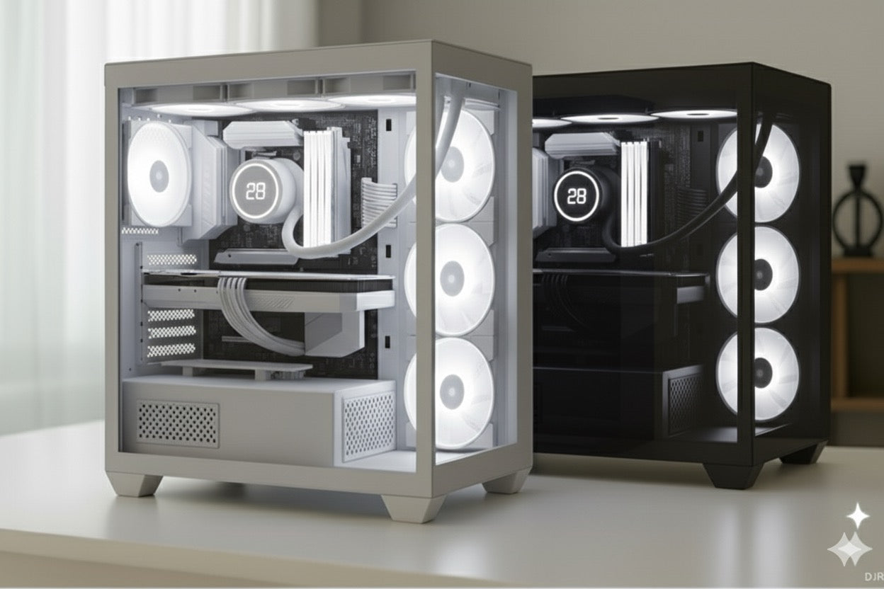 DJR CoreLine Vision | i5 Ultra 225 | 32GB DDR5 | Arc B580 12GB | Windows 11 Gaming PC
