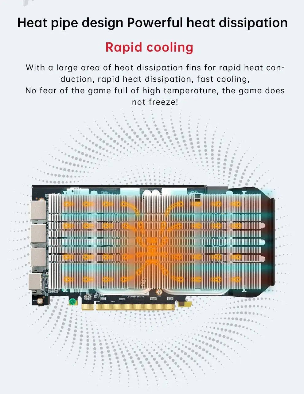 MLLSE Gaming Graphics Card AMD Radeon RX580 2048SP 8GB GDDR5 256-bit PCIe 3.0 x16 8Pin GPU Computer Desktops placa de video card