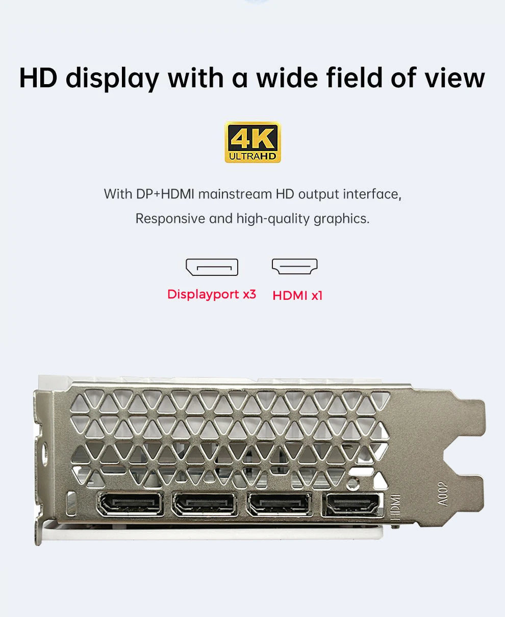 MLLSE Gaming Graphics Card AMD Radeon RX580 2048SP 8GB GDDR5 256-bit PCIe 3.0 x16 8Pin GPU Computer Desktops placa de video card