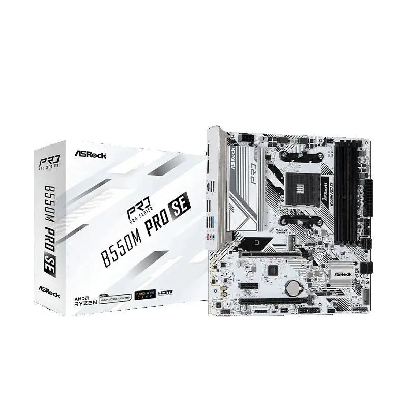 Asrock B550M Pro SE + CPU AMD Ryzen 5 Ryzen 7 chipset AMD PRO565 Motherboard New Suit Socket AM4 All but without cooler