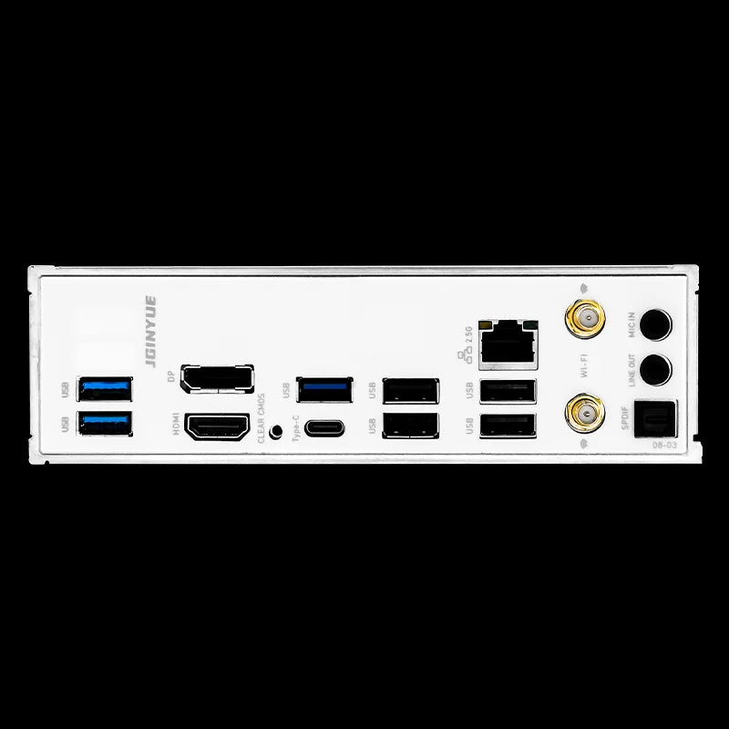 JGINYUE B650E Snow Dream WiFi Motherboard M-ATX For AMD Ryzen 9000series Desktop DDR5 128GB RAM PCIe5.0 support update Zen6