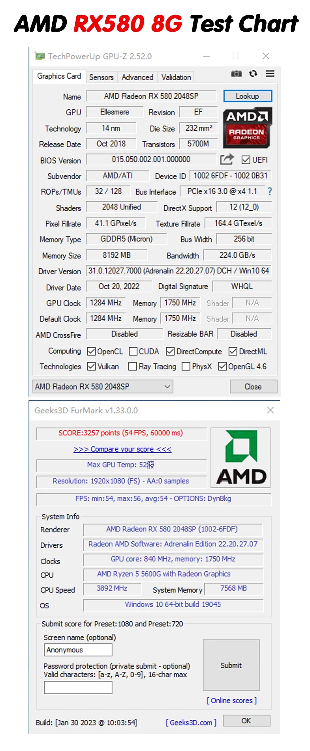 MLLSE Gaming Graphics Card AMD Radeon RX580 2048SP 8GB GDDR5 256-bit PCIe 3.0 x16 8Pin GPU Computer Desktops placa de video card