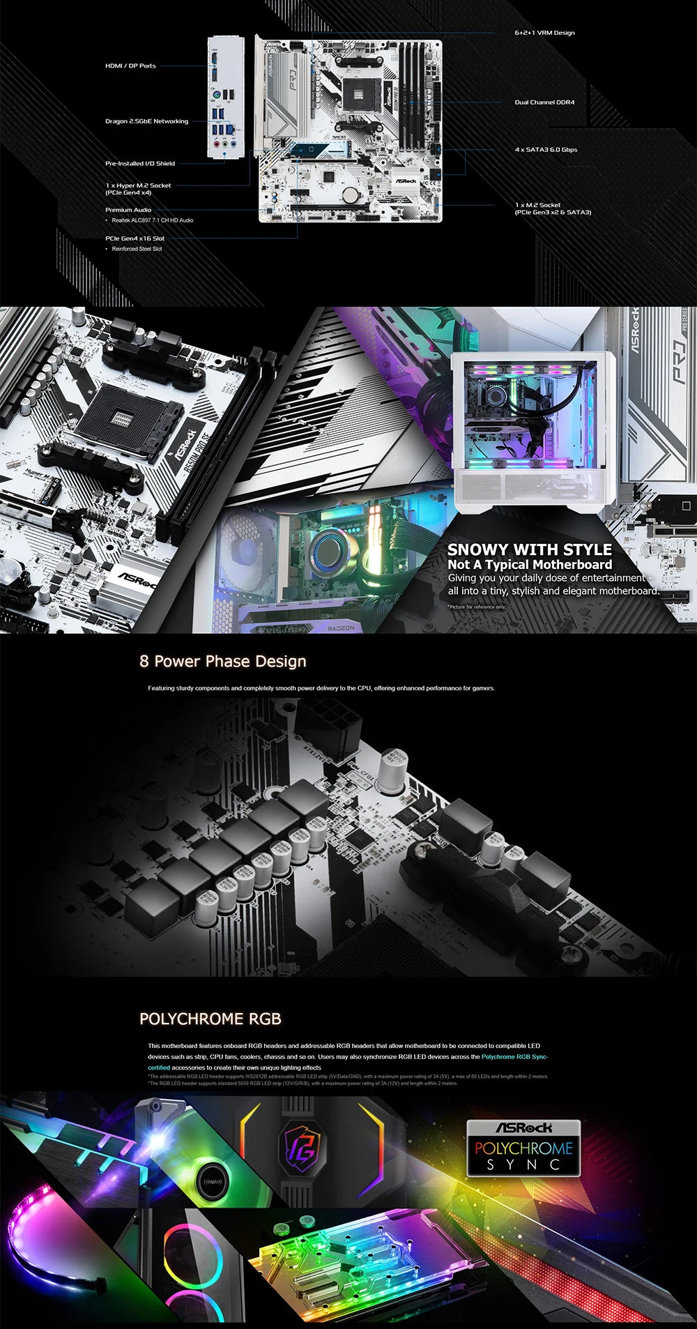 Asrock B550M Pro SE + CPU AMD Ryzen 5 Ryzen 7 chipset AMD PRO565 Motherboard New Suit Socket AM4 All but without cooler
