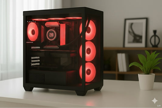 🖥️ DJR CoreLine Pro | Ryzen 5 9600X | 32GB DDR5 | Radeon 9060XT 16GB | 1TB Gen 4 NVMe | Windows 11 Gaming PC