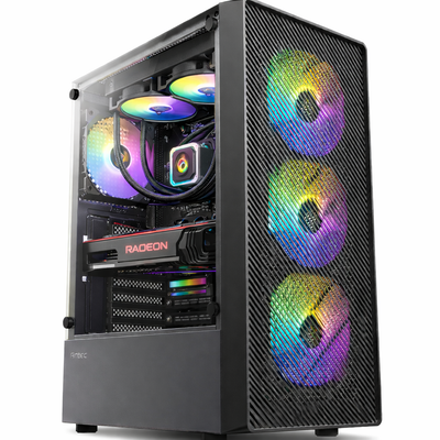 Alpha Elite, Ryzen 7500X3D, 32GB DDR5, AMD® Radeon™ RX9060XT Gaming System