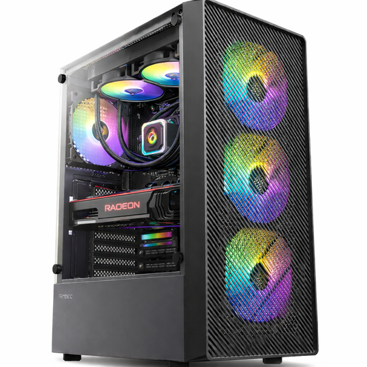 Alpha Elite, Ryzen 7500X3D, 32GB DDR5, AMD® Radeon™ RX9060XT Gaming System