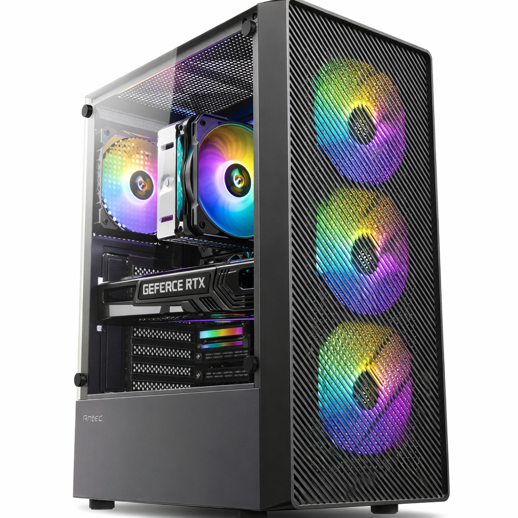 Coreline Lux, AMD® Ryzen™ 5, 16GB DDR4, RTX™ 3050 6GB Gaming System