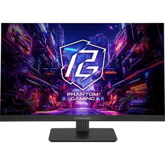 ASRock Phantom Gaming PG27QRT1B 27 Inch QHD (2560 x 1440) Curved 1500R VA Gaming Monitor, 180Hz 1ms (MPRT) Response Time, 2 x HDMI 2.0, 1 x DisplayPort 1.4, 1 x Headphone Out