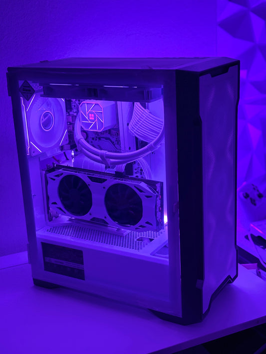 🏷️ DJR Clearance | Ryzen 5 4500 | RTX 2060 | 16GB DDR4 | 1TB NVMe + 2TB HDD | Windows 11 Pro | White Edition